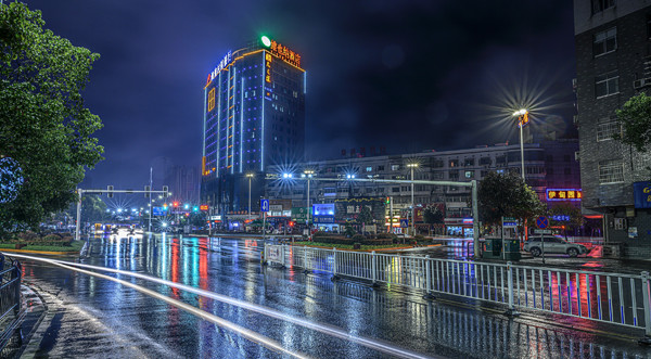 湘潭县:流光溢彩 夜景迷人