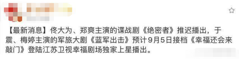 绝密者|《绝密者》惨遭撤档，是郑爽演技烂，还是因为被封杀的赵立新？