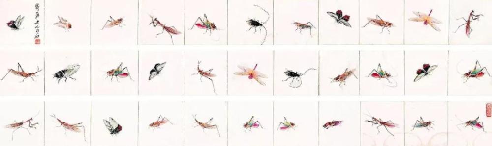 齐白石工虫技法嫡系真传弟子 当今齐派工笔草虫第一人 汤发周画展开幕 腾讯新闻