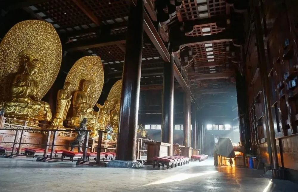 一个展翅的大鹏,振翅欲飞,在夕阳余晖的照耀下,如同镀上了一层金箔