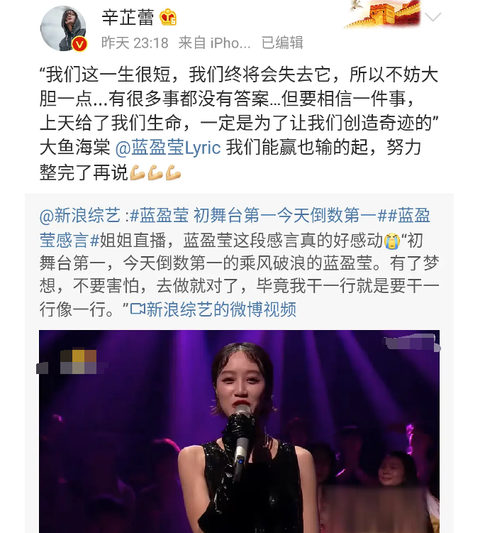 蓝盈莹|蓝盈莹被黑得这么惨，为何只能陪跑？