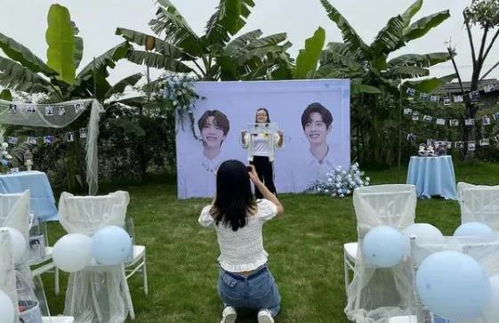 王一博|迷惑行为，亲吻，拥抱，CP粉竟然给肖战王一博举办了一场大型婚礼