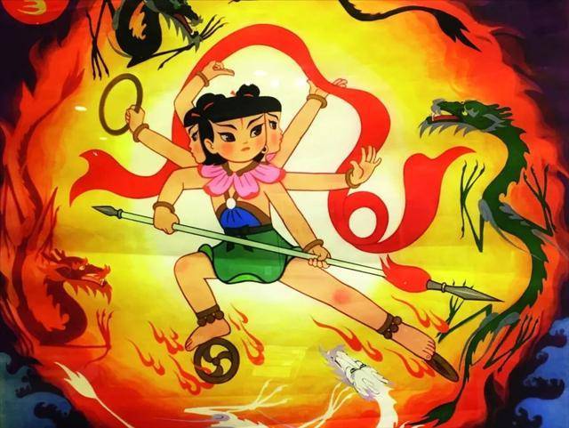 哪吒:三教合一的代表人物,三头六臂,风火轮,乾坤圈说明了什么_腾讯