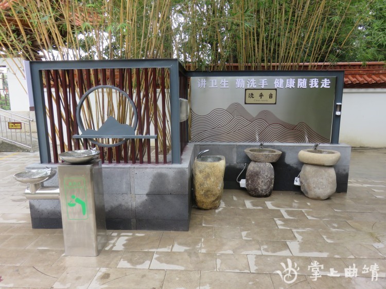 寥廓公园公共洗手设施建成并投入使用