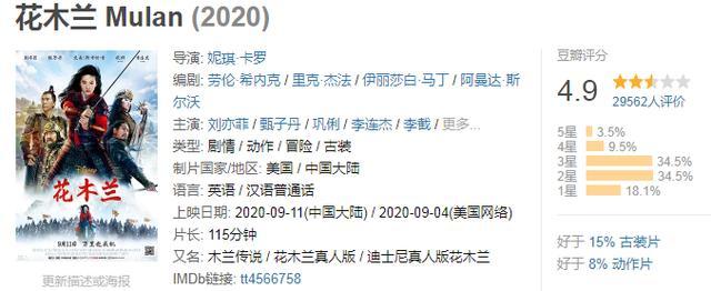 花木兰|《花木兰》评分暴跌不冤？对联出错，“双兔”理解被嘲太肤浅