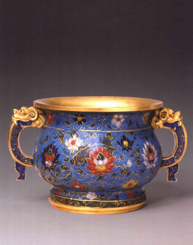 中国珐琅艺术,明代珐琅发展史,让人不识庐山真面目的仿制和改款