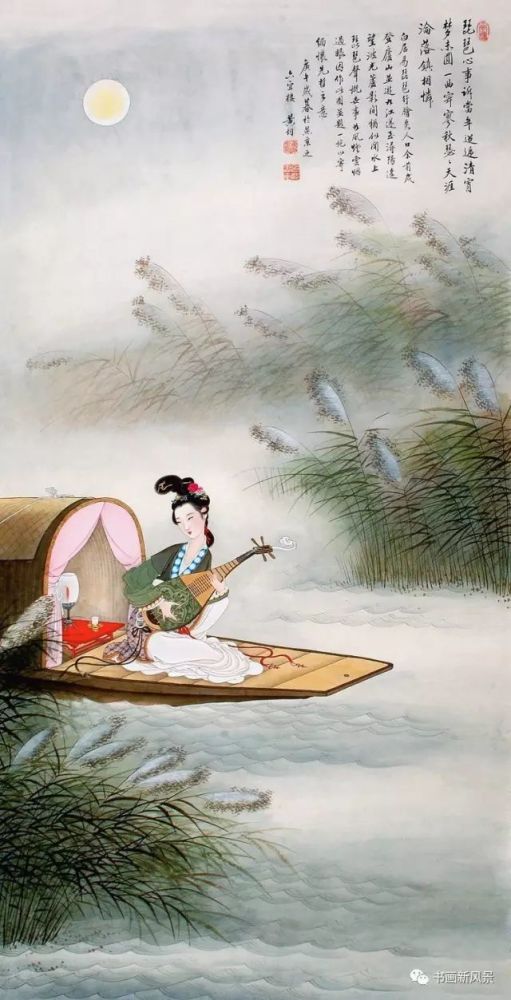 工笔|看看这位老教授画的美女美不美？