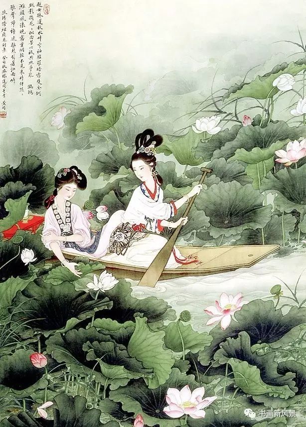 工笔|看看这位老教授画的美女美不美？