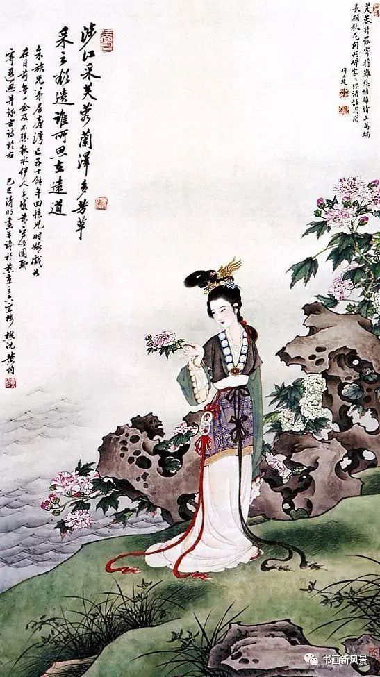 工笔|看看这位老教授画的美女美不美？