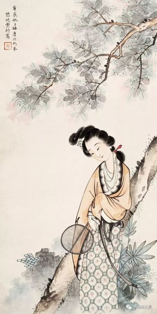 工笔|看看这位老教授画的美女美不美？