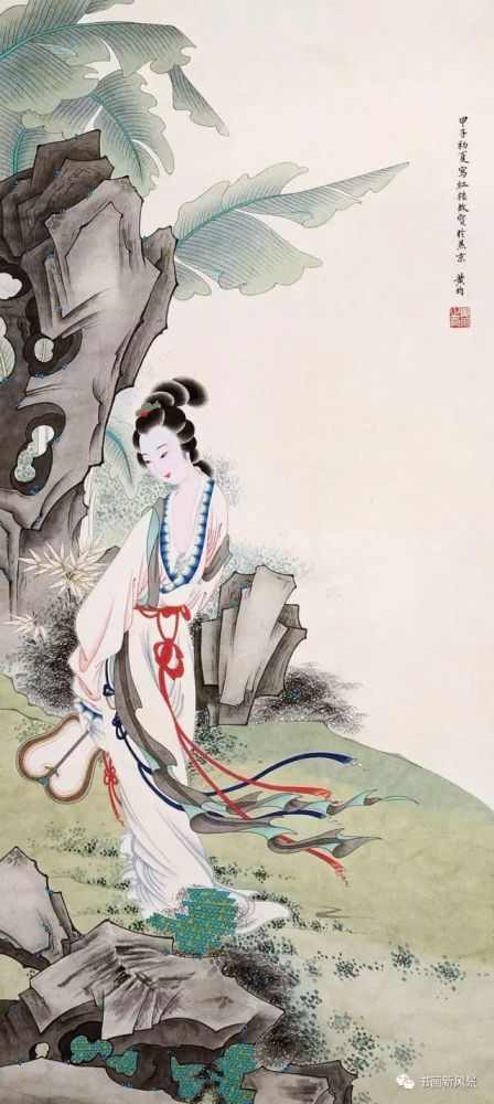 工笔|看看这位老教授画的美女美不美？