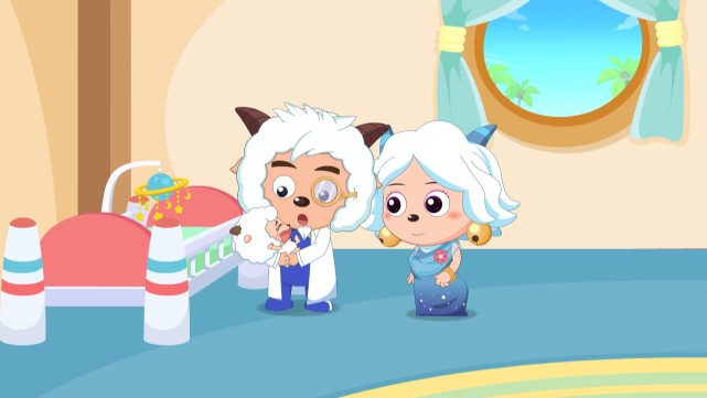 喜羊羊与灰太狼两个智羊羊碰面喜羊羊懂事得让人心疼