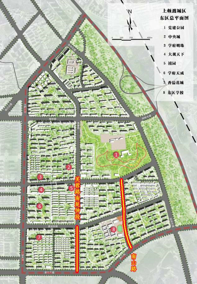 北起建设东路,南至金山大道74项目名称:临川区上顿渡芙蓉路南延伸段