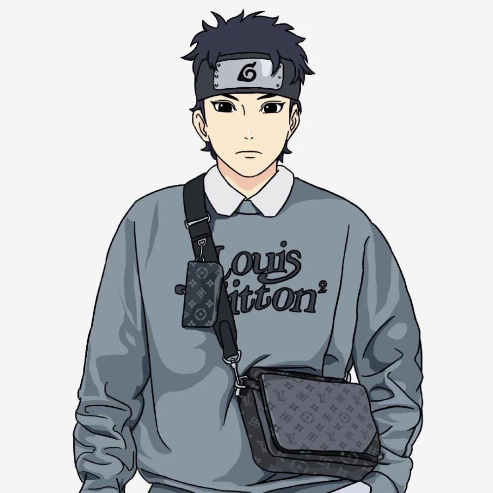 潮牌火影忍者头像潮不潮你说了算