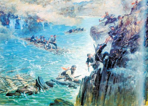 第一次让人们见识"炮神"威风的是在红军长征突破乌江天险中.