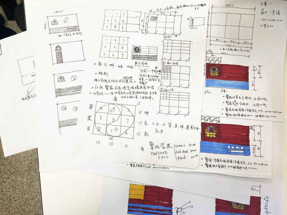 中央美术学院|央美教授刘波：深入浅出，用18个月设计中国警旗