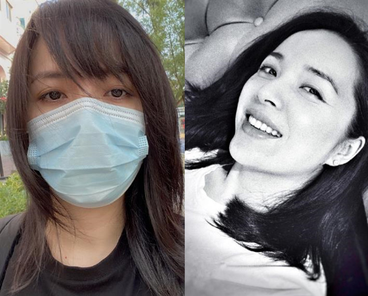 李佳|靳东老婆换新发型街头自拍，瘦一大圈被赞年轻二十岁，嫩如学生