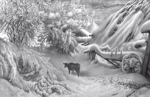 雪景|75岁老人专注画雪景：一支铅笔骗过所有人，画雪62年终成大师