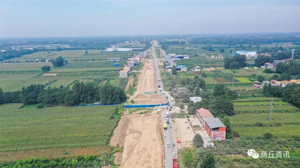 4车道改8车道横穿商丘全境的g343国道有望年底通车