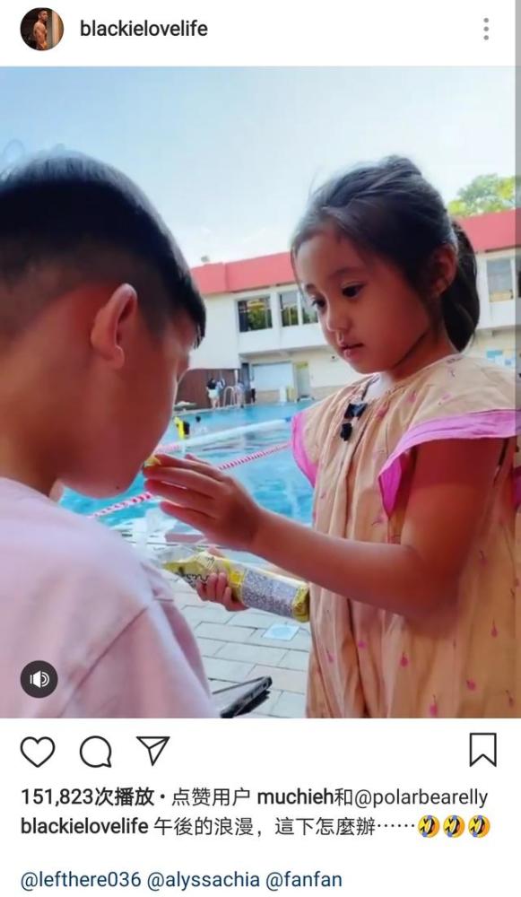 咘咘|陈建州晒儿子和咘咘互喂零食超浪漫，修杰楷大方同意飞飞追咘咘