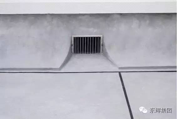 屋面排水口效果屋面r角效果屋面吊环及檐线分格屋面吊环及檐线分格