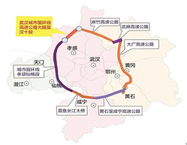 武汉城市圈环线高速图片