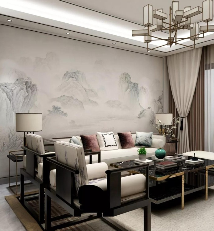 晶宫墙布这些招 学会人人都是墙布搭配专家