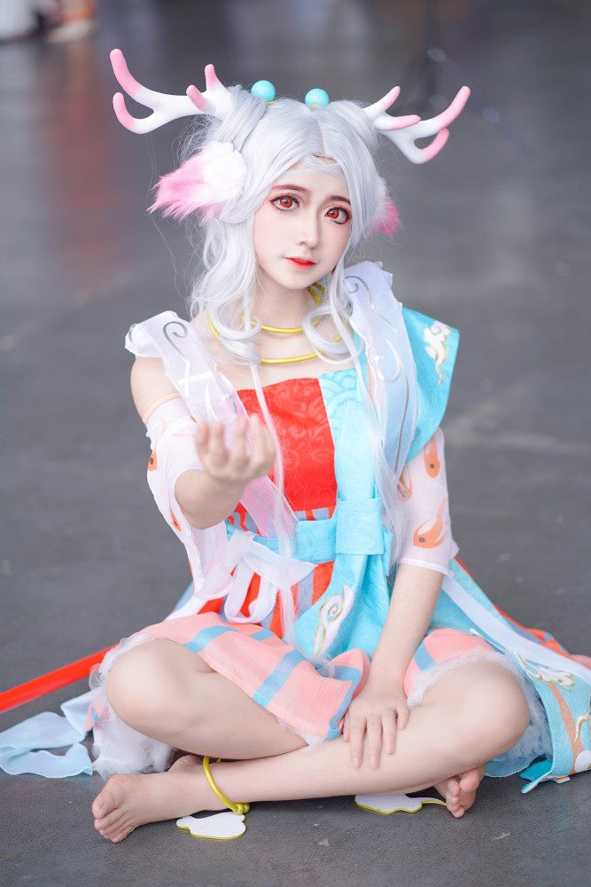 cos王者荣耀瑶遇见神鹿漫展返图