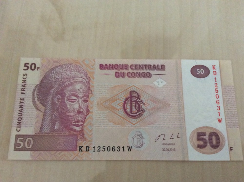 刚果金的货币50法郎