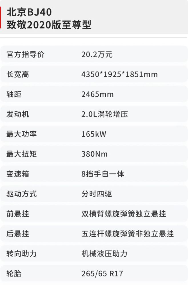 北京bj40|新款BJ40试驾：2.0T＋8AT＋四驱，同价位/同级别没对手