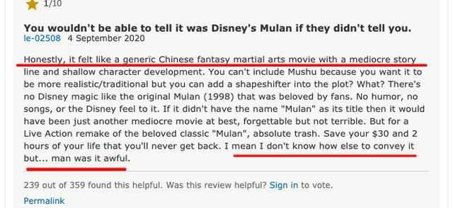 迪士尼|迪士尼最大滑铁卢！斥资3亿美金的大片《花木兰》，4.8分全面崩塌