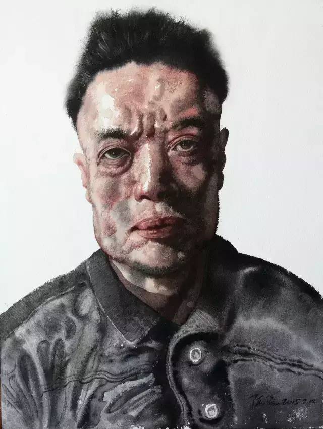 陈流的水彩大头像及风景