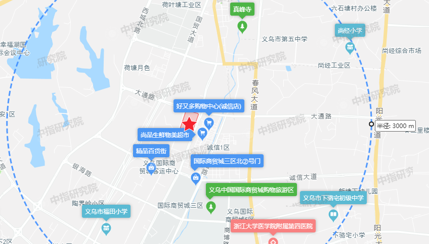 74w !浙江义乌稠城街道115亩宅地揽金36亿_腾讯新闻