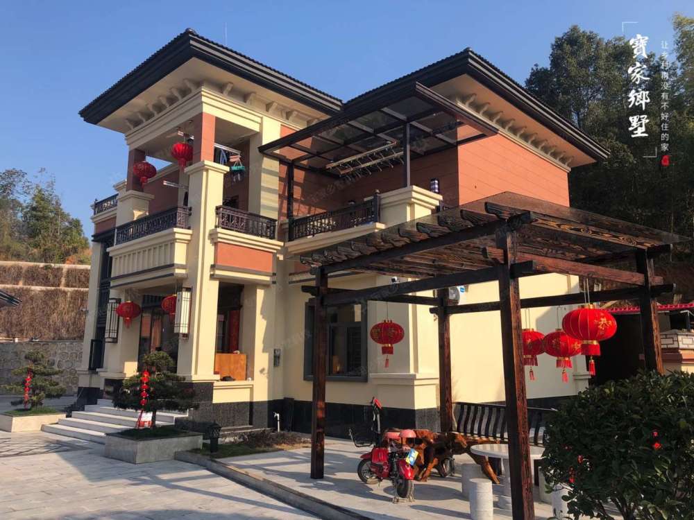 这样的生活太令人羡慕了精致的独栋别墅如诗般的田园风光