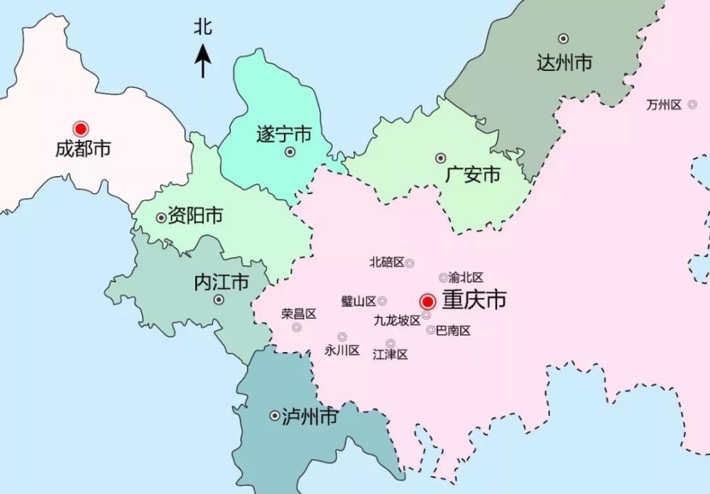 四川重庆一起地图图片