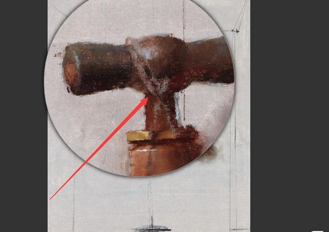 冷军画了个破水龙头为何能卖115万放大5倍再看看