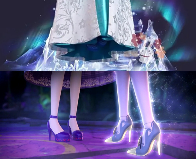 冰公主灵公主时希的鞋图片