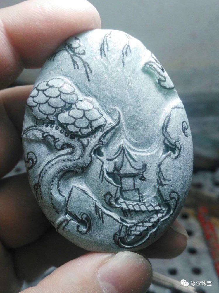 玉雕|玉雕设计图大赏