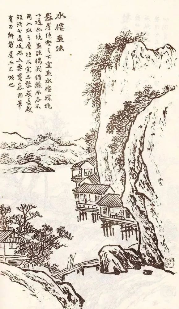 山水画|山水画中的房屋要怎么画？