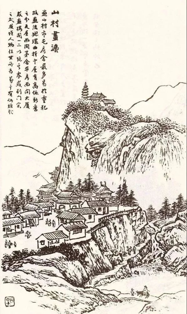 山水画|山水画中的房屋要怎么画？