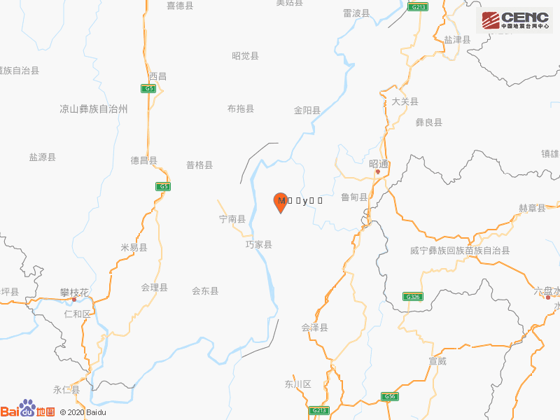 地震|云南昭通市巧家县发生3.8级地震