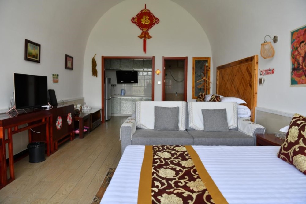 龙王坝窑洞宾馆内景.王嘉澍摄龙王坝一景.王嘉澍摄