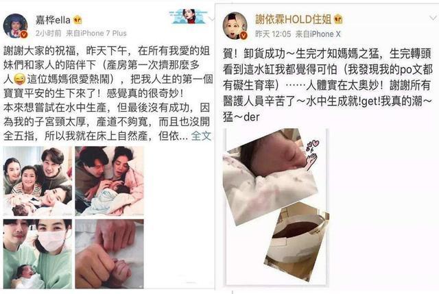 水中分娩谢依霖成功ella失败医生道出其中内情