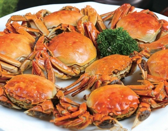 宝应毛蟹:秋风响蟹脚痒,菊花开闻蟹来