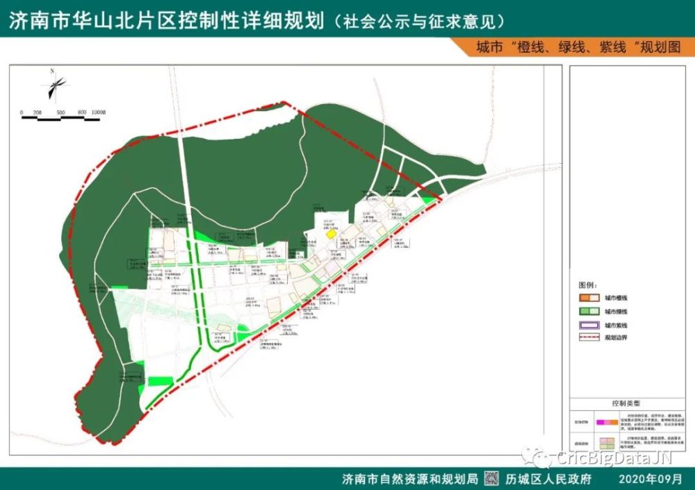 济南华山北片区规划来了规划城市建设用地427公顷人口超6万人