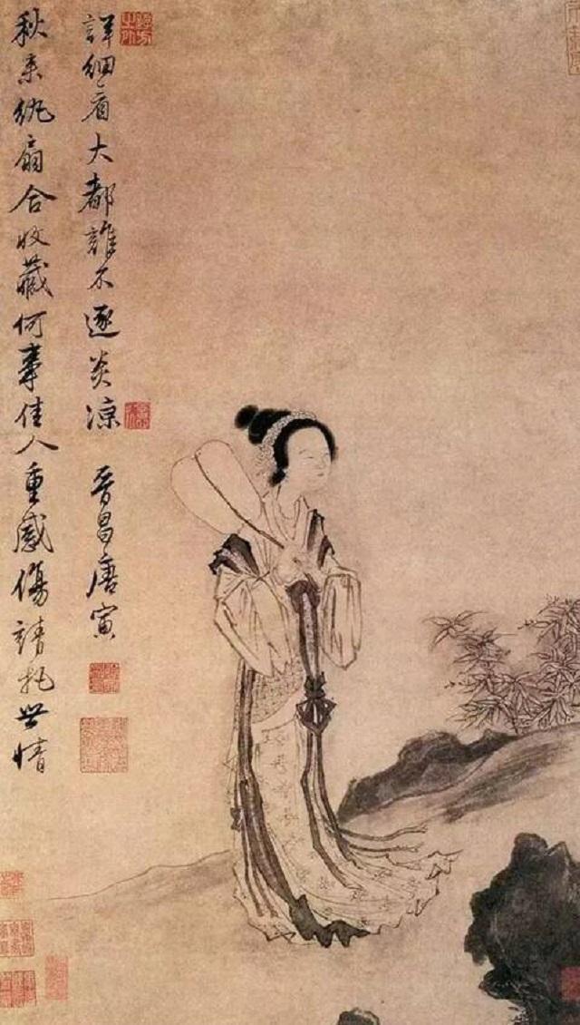 明代仕女图中的团扇：彰显女性的病态美，以寄托男性怀才不遇之感