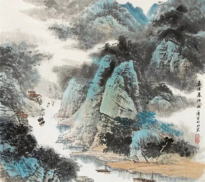 天津历史博物馆|这100幅山水画，清新又养眼，真的绝了！快收藏！