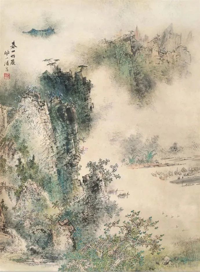 天津历史博物馆|这100幅山水画，清新又养眼，真的绝了！快收藏！
