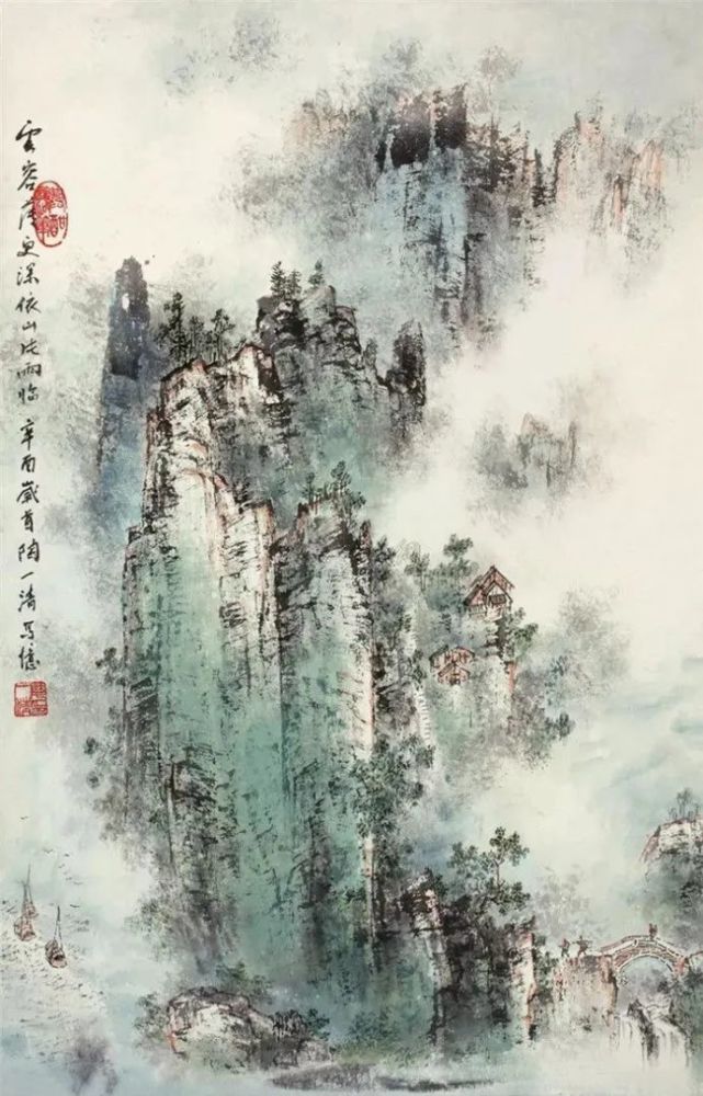 天津历史博物馆|这100幅山水画，清新又养眼，真的绝了！快收藏！