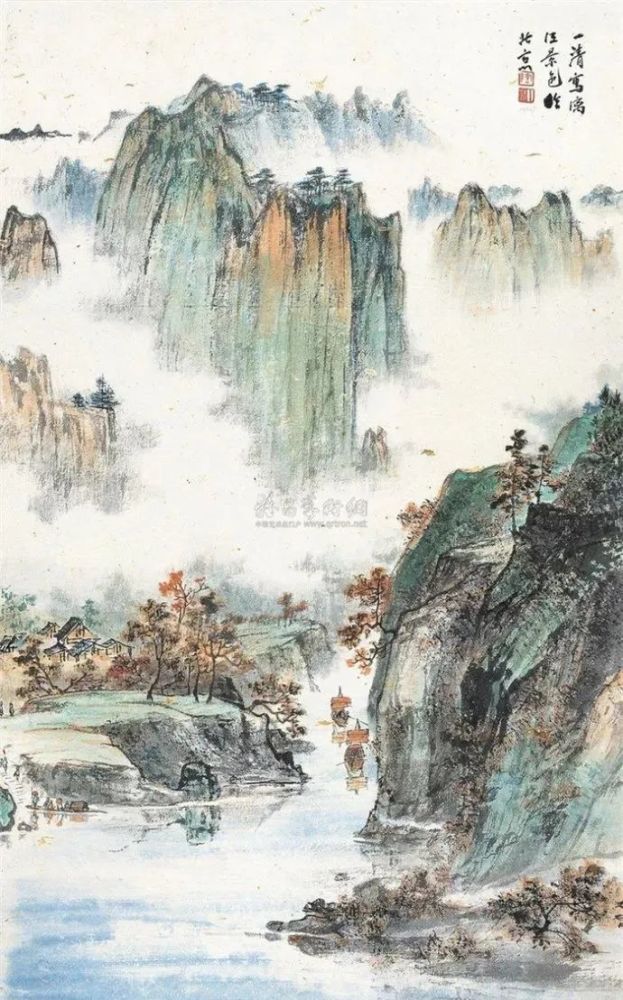 天津历史博物馆|这100幅山水画，清新又养眼，真的绝了！快收藏！